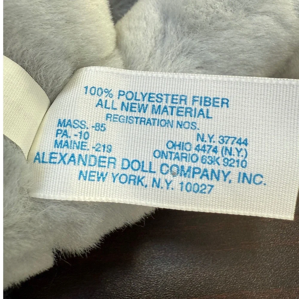 Madame Alexander Hug‎ Me Kitty Plush Doll Silver Gray Costume Baby Doll 13